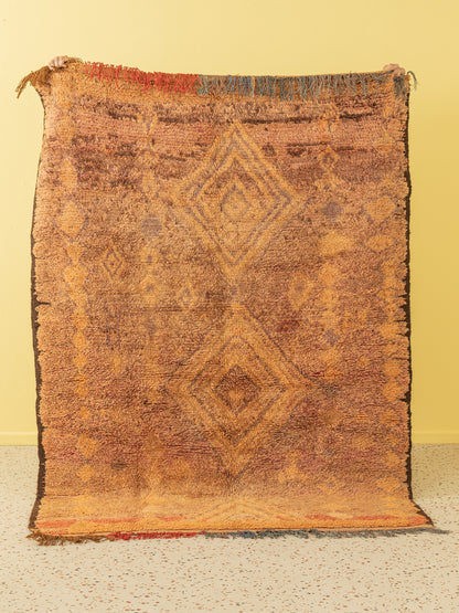 Vintage Rehamna, Berber Teppich, 142 X 205