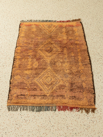 Vintage Rehamna, Berber Teppich, 142 X 205