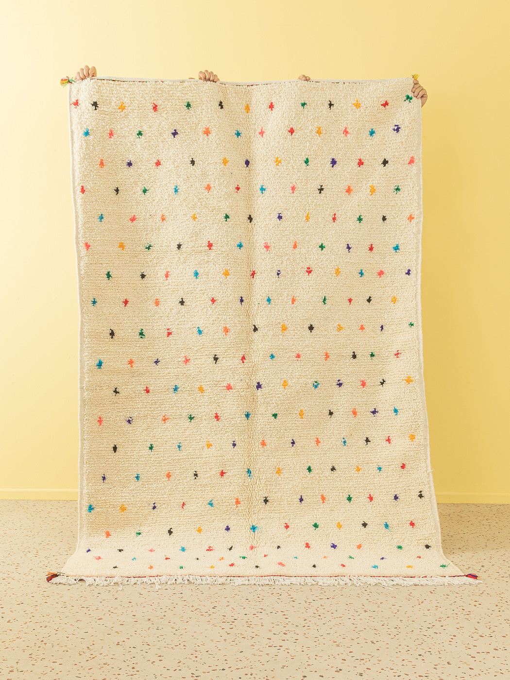 Happy Dots, Berber Teppich, 159 X 235