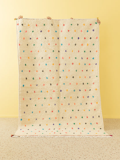 Happy Dots, Berber Teppich, 159 X 235