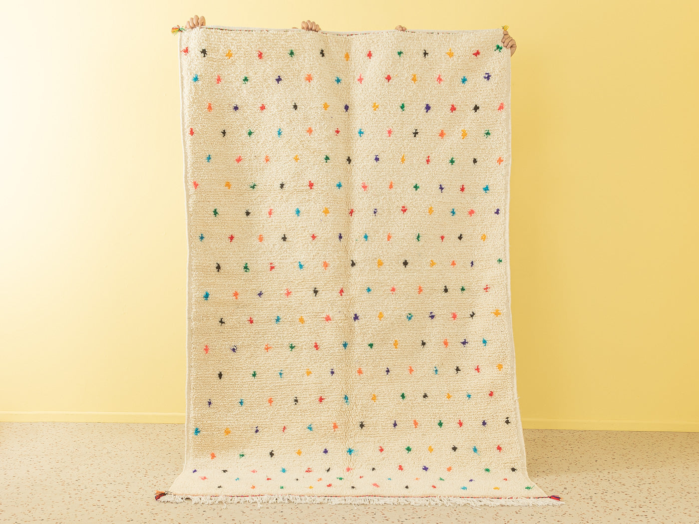Happy Dots, Berber Teppich, 159 X 235