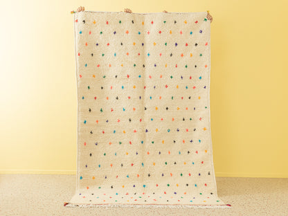 Happy Dots, Berber Teppich, 159 X 235