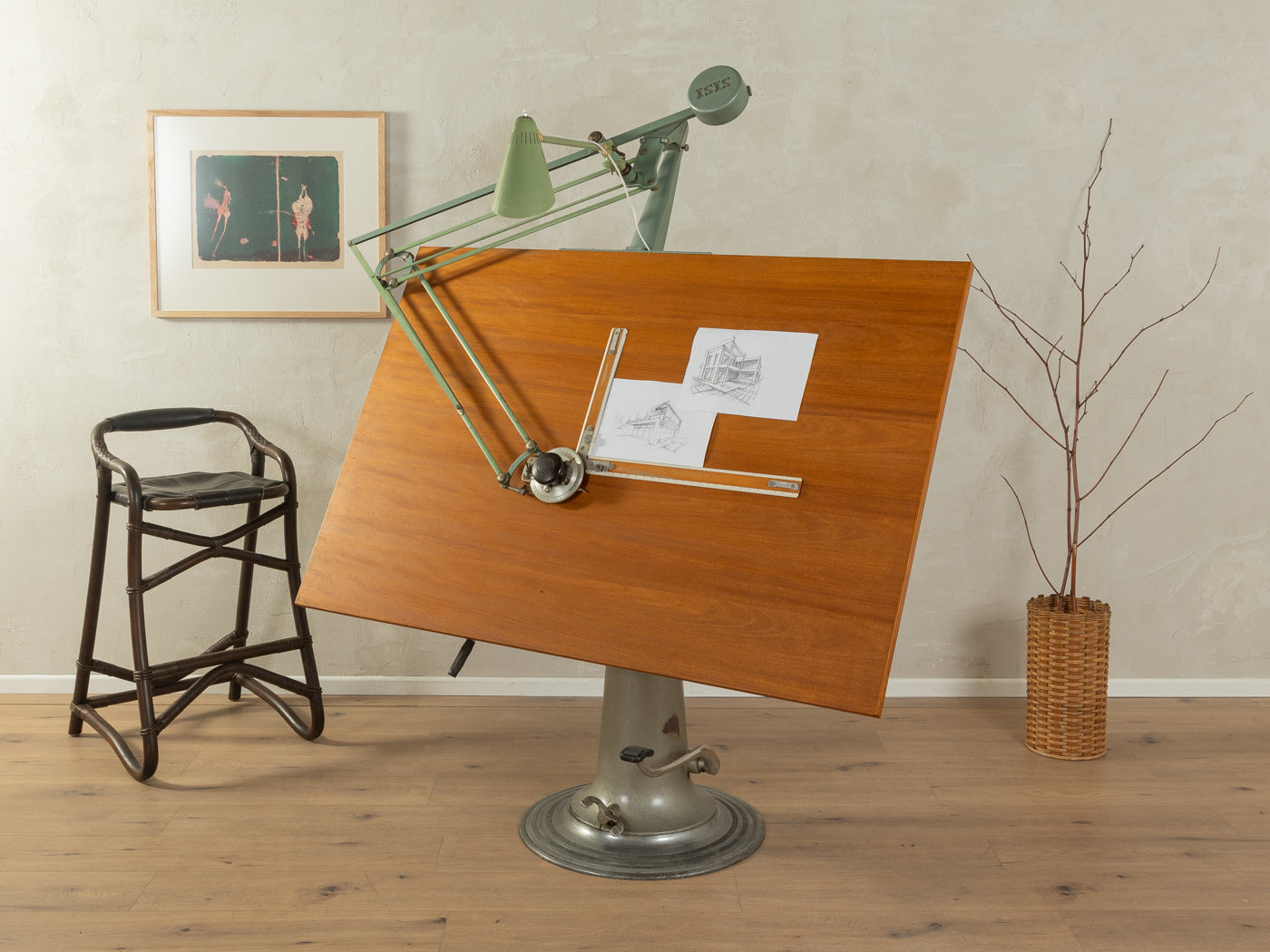 1950er Jahre Zeichentisch, Nike Eskilstuna 