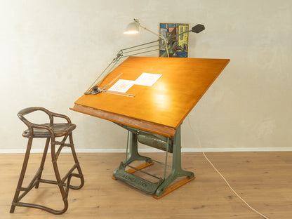 1950s drawing table, Franz Kuhlmann