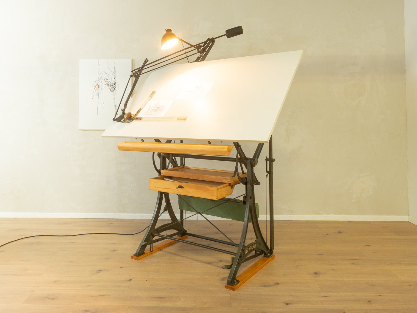 1950er Jahre Zeichentisch, Kuhlmann & Nestler