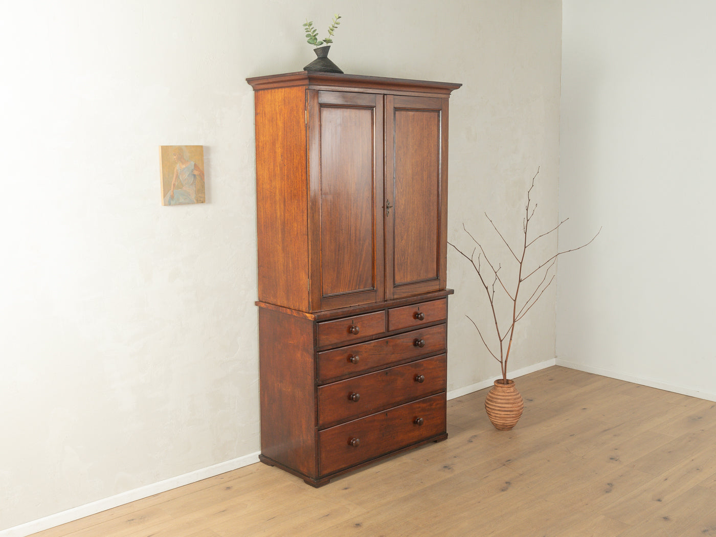 1840s Linen Press laundry cabinet