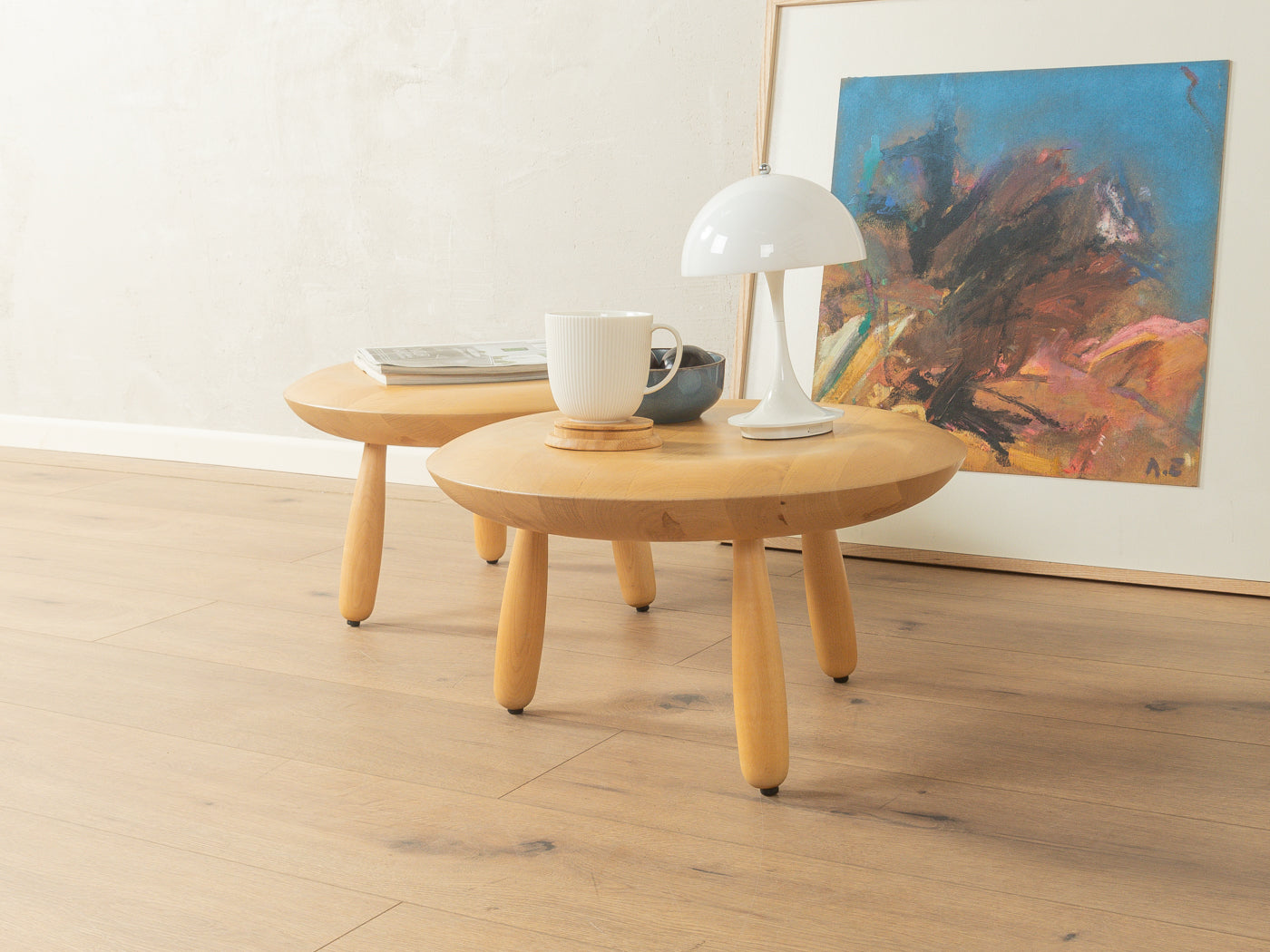ビンテージ 廃盤 IKEA PS KARLJOHAN ローテーブル バーチ無垢材 KARLJOHAN side table set, IKEA PS 1999 – MCF Select