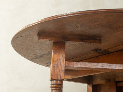 Viktorianischer Gateleg Esstisch, um 1890