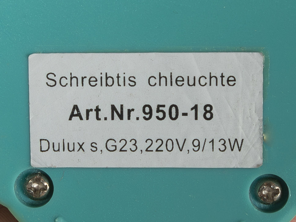 Tukan Lampe, H.T. Huang, 1980er Jahre