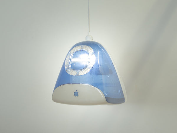 Apple iMac G3 クリアブルー 水色 インテリア y2k lain Apple iMac G3 ceiling lamp – MCF Select