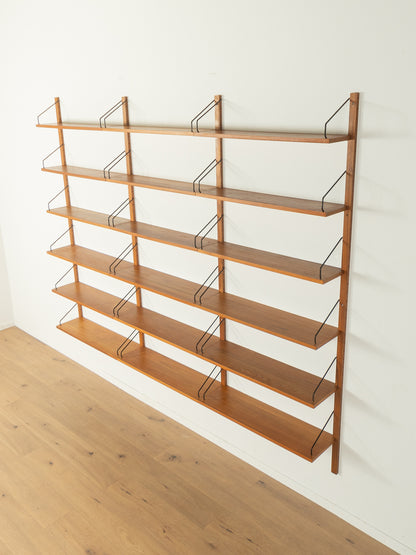 1950er Jahre Wandregal, Poul Cadovius