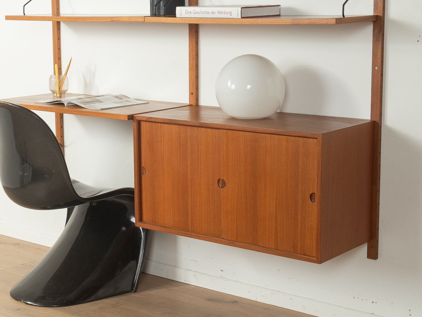 1950er Jahre Wandregal, Poul Cadovius