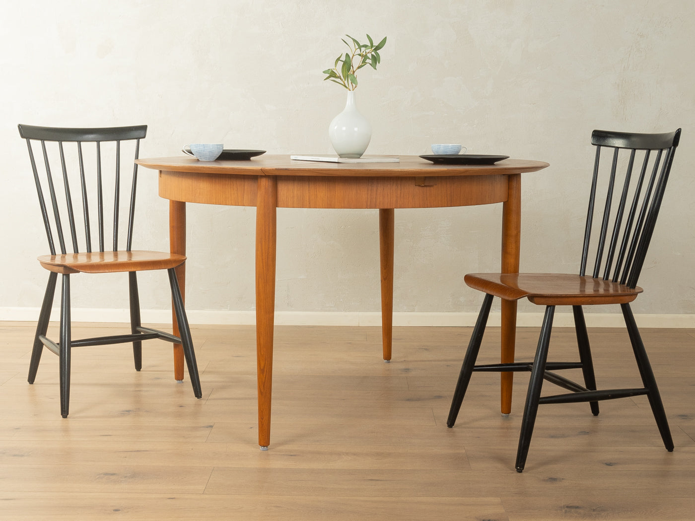 1960er Jahre Butterfly Esstisch, Lübke