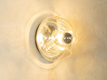 1970er Jahre WAVE Wandlampe, Peill & Putzler