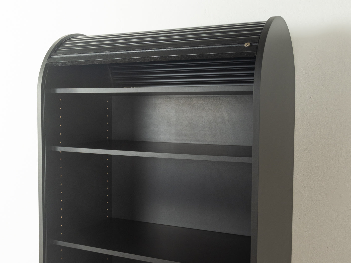 Black Roller Shutter Cabinet 1980s online | MCF Select