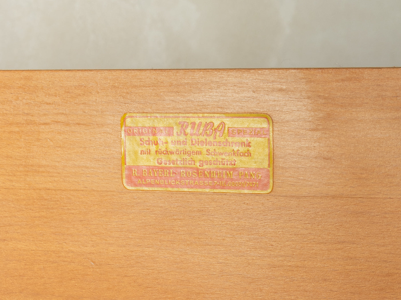 1960er Jahre Mid-Century Schuhschrank - Bild 8