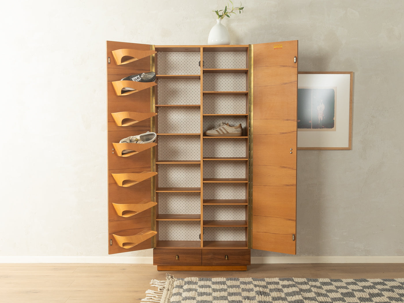 1960er Jahre Mid-Century Schuhschrank - Bild 1