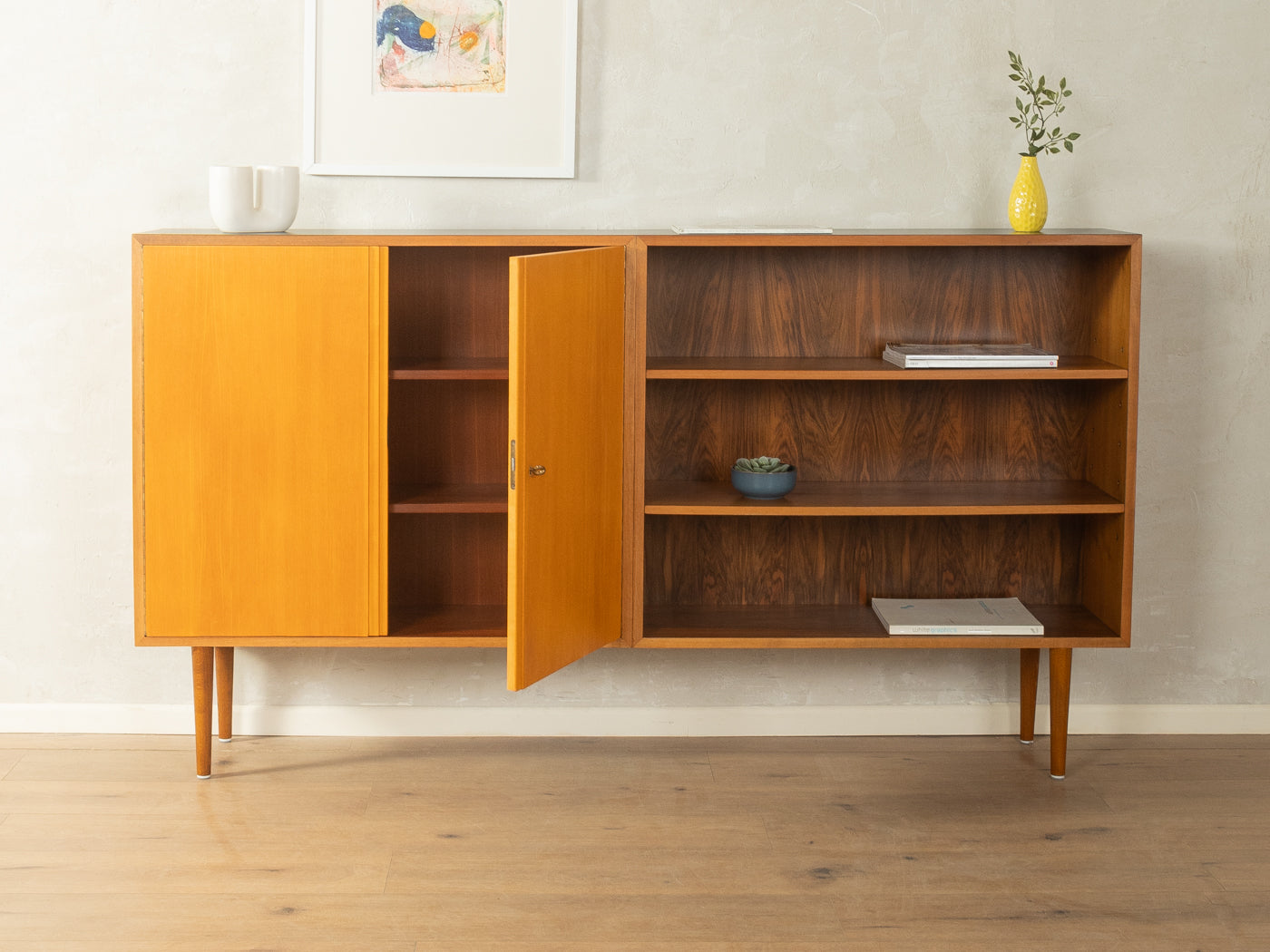 1950er Jahre Highboard, WK Möbel