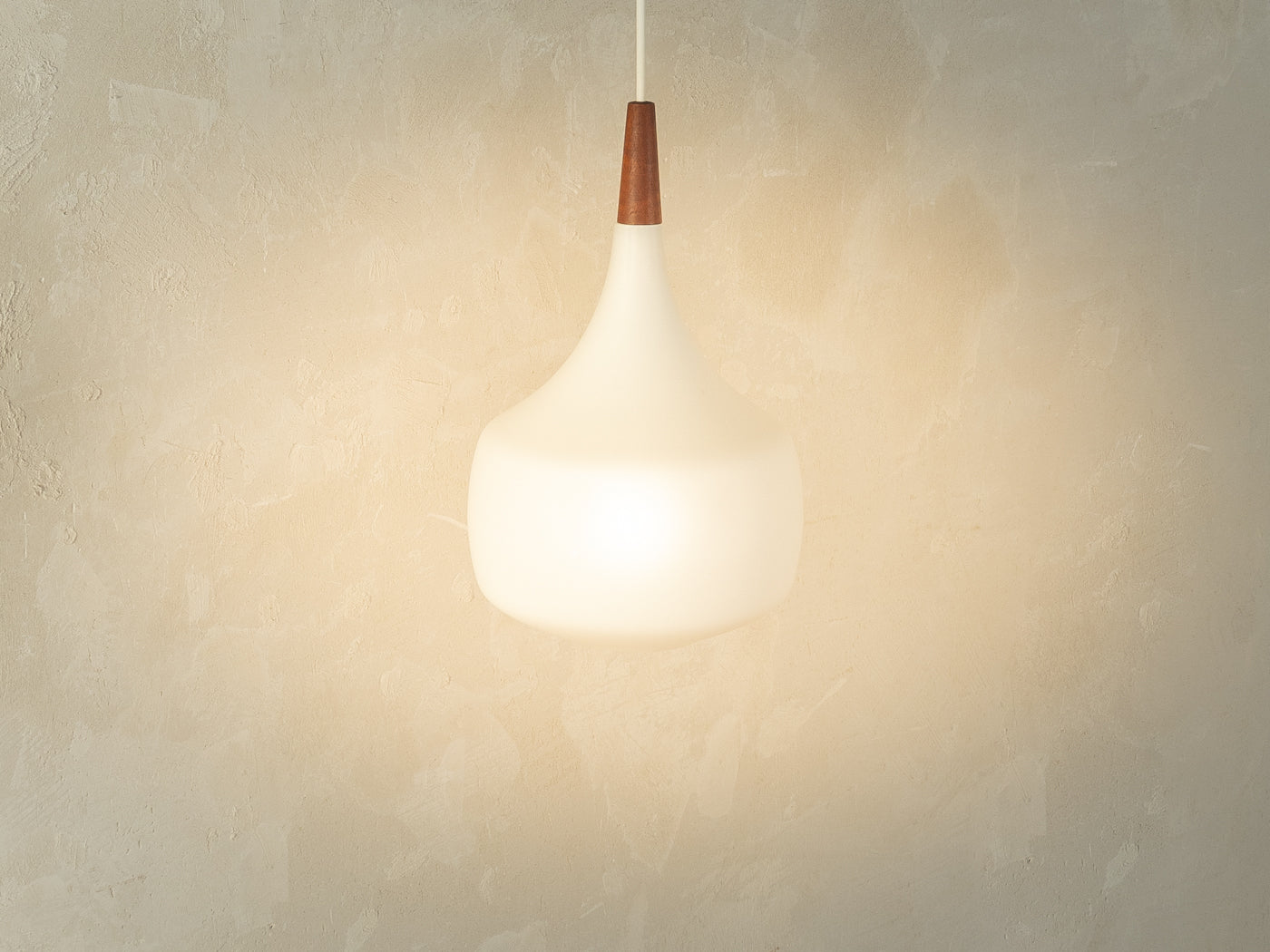 1960er Jahre Deckenlampe, Uno & Östen Kristiansson, Höhe 34 cm