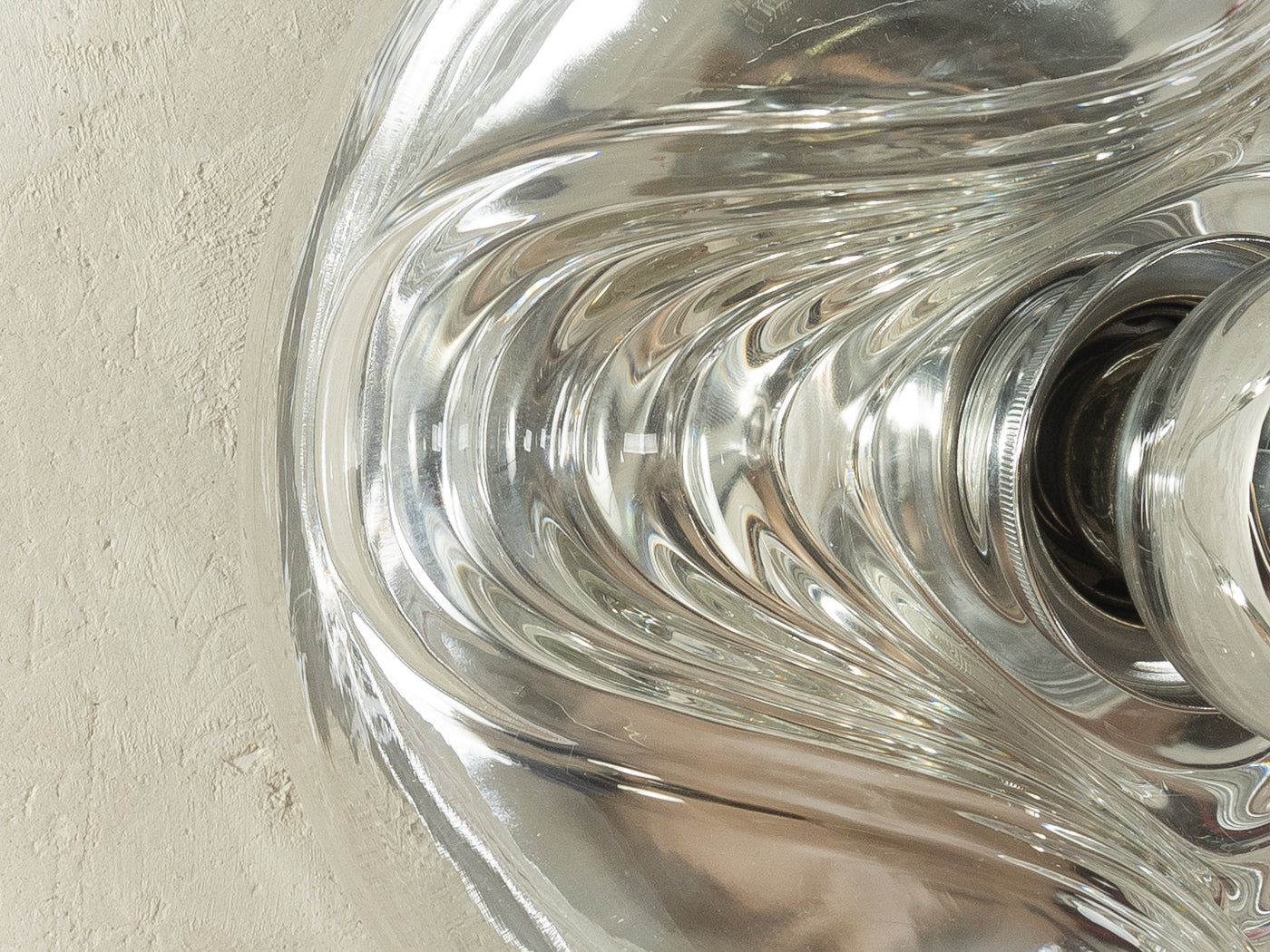 1970s WAVE Wall Lamp, Peill & Putzler