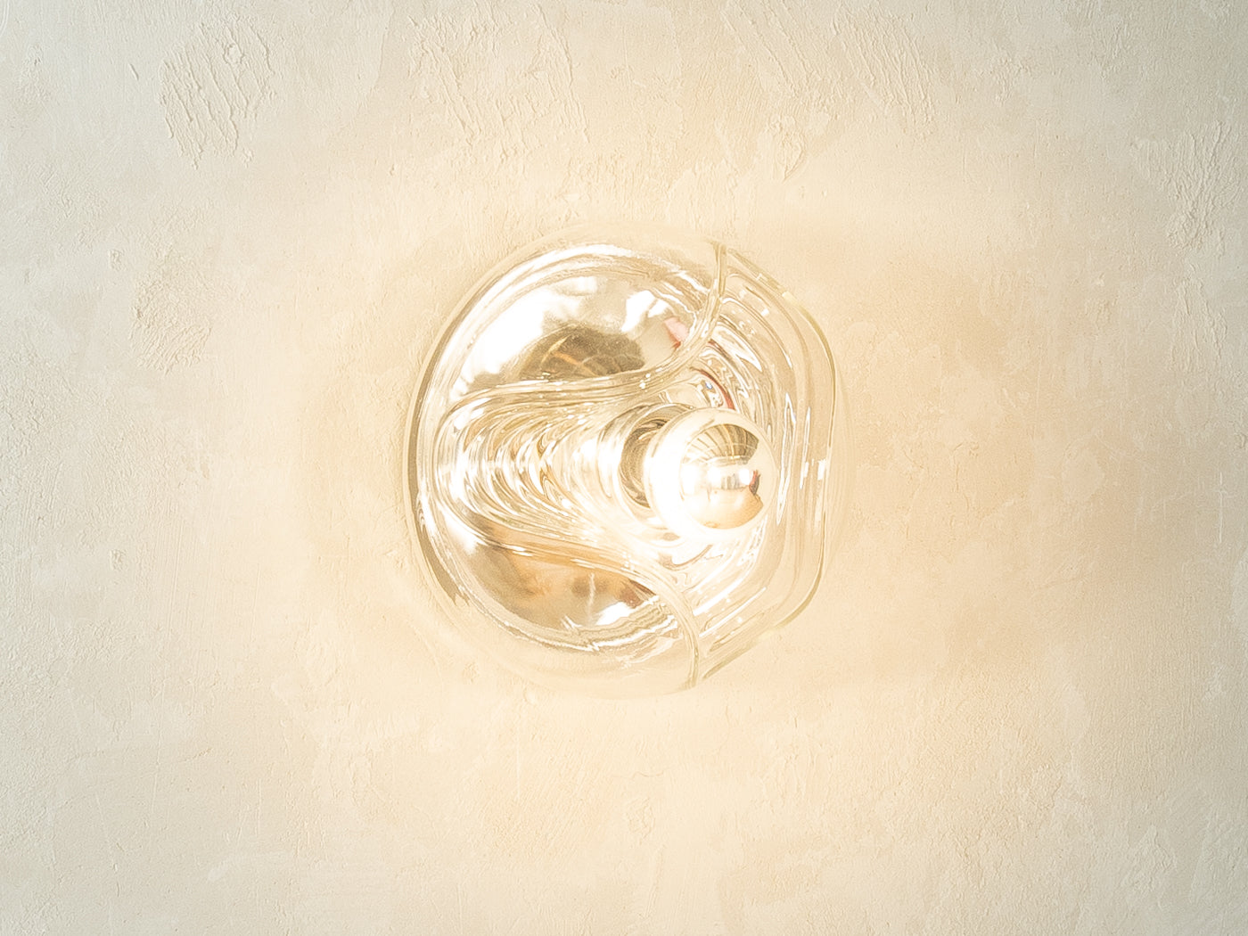 1970s WAVE Wall Lamp, Peill & Putzler