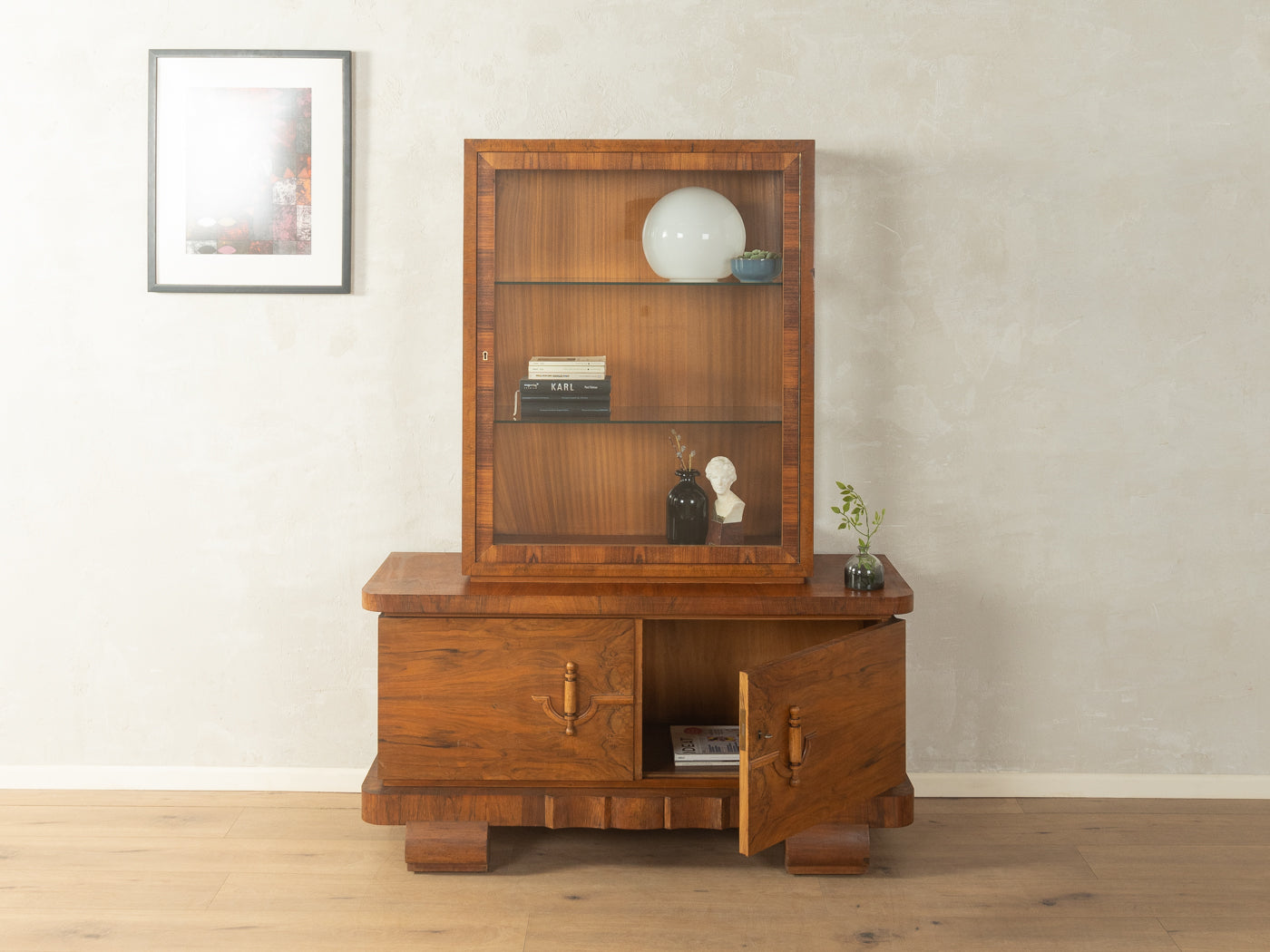 1920s Art Deco Display Cabinet