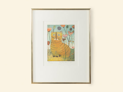 Farbradierung von Jutta Votteler, 33cm x 41cm