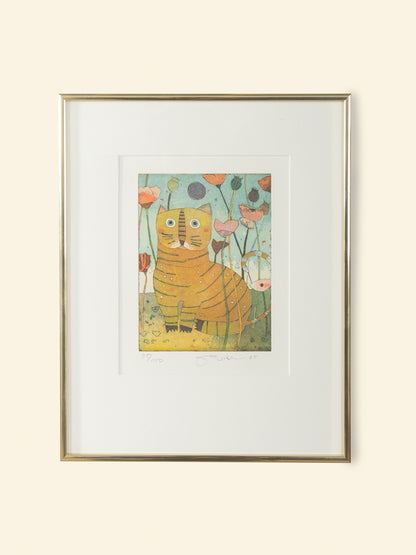 Farbradierung von Jutta Votteler, 33cm x 41cm - Bild 5