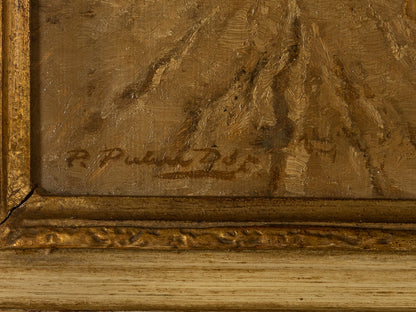 Düsseldorfer Malerschule Ölgemälde von Peter Pulm, 50cm x68cm - Bild 6