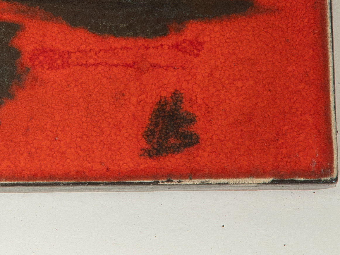 Ceramic wall hanging, 1960s, 37cm x 49cm