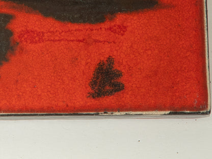Ceramic wall hanging, 1960s, 37cm x 49cm