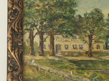 Ölgemälde, P. Fehlhauer, Landschaftsmalerei, 66cm x 55cm
