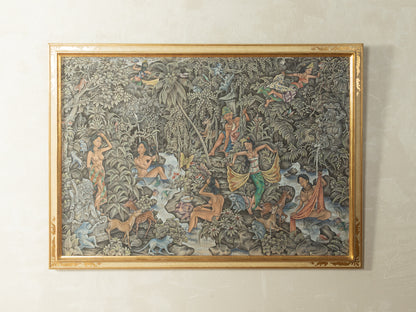 Acrylgemälde im Ubud Stil von C. Manggih