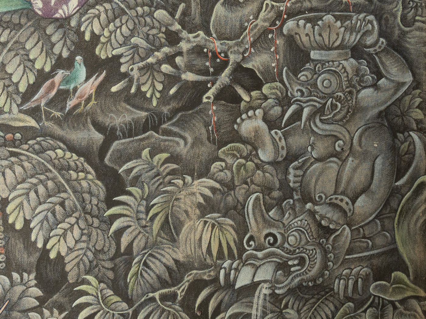 Acrylgemälde im Ubud Stil von C. Manggih
