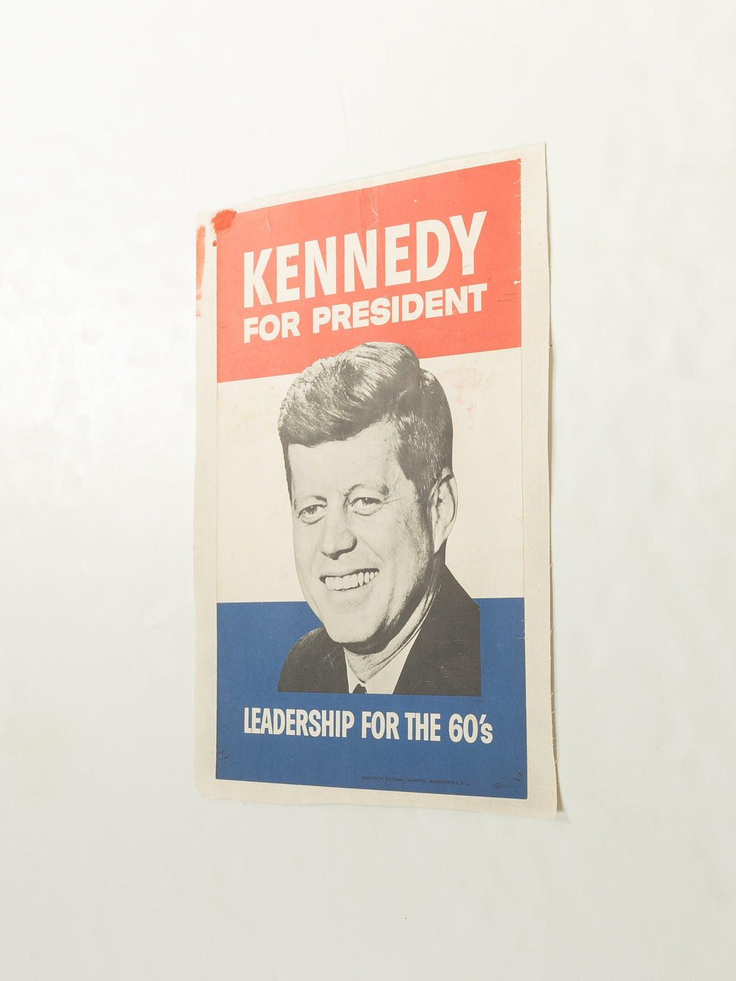 John F. Kennedy campaign poster, 40cm x 56cm