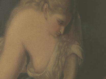 Kunstdruck des Gemäldes "Büßende Maria Magdalena" von Pompeo Girolamo Batoni