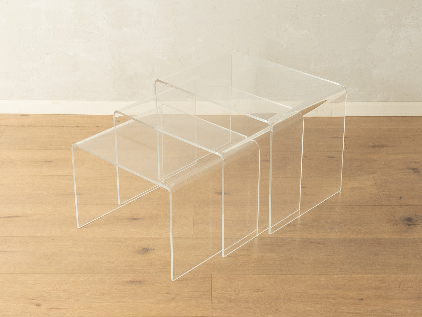 1960s Acrylic Side Tables