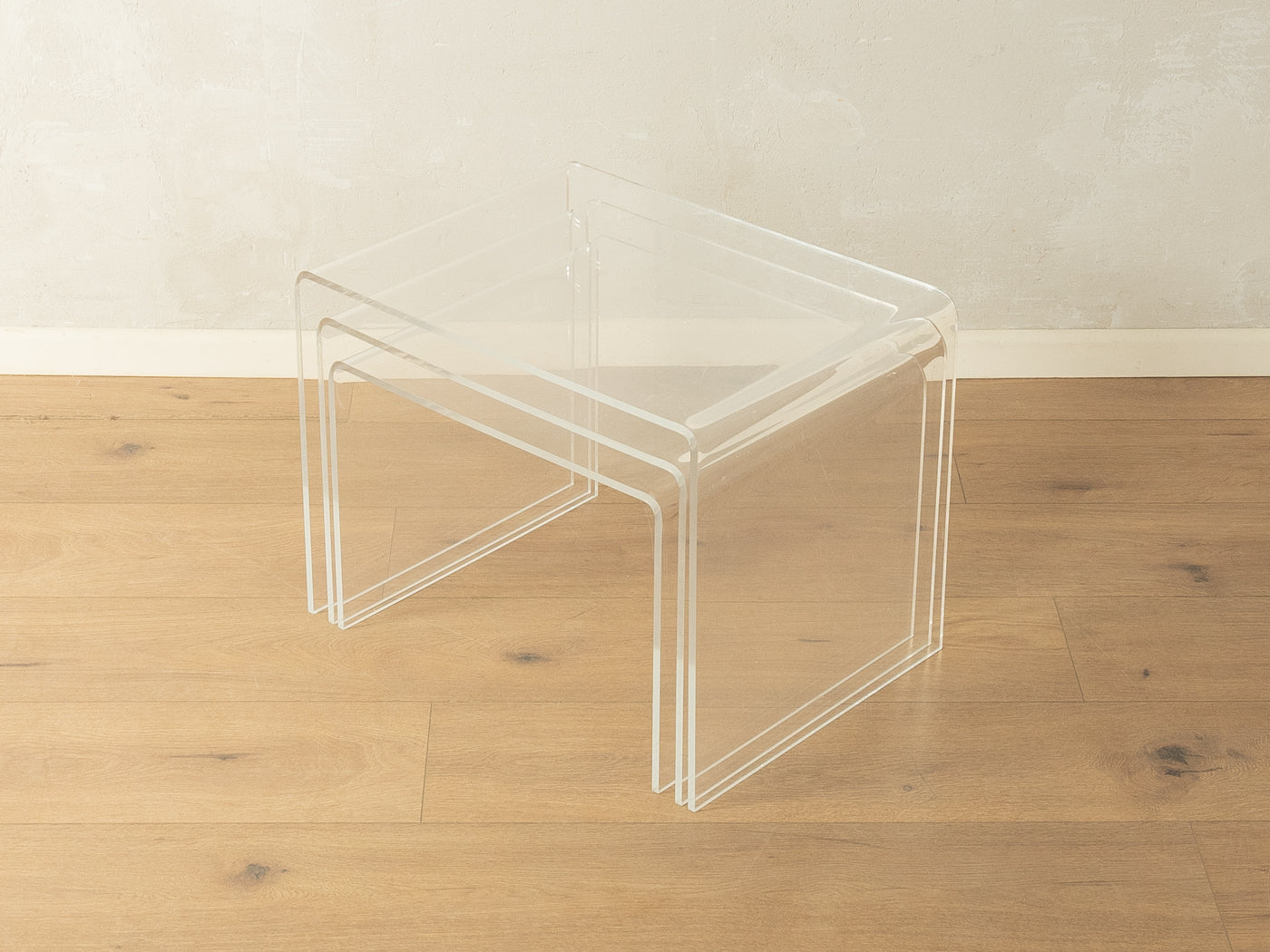 1960s Acrylic Side Tables