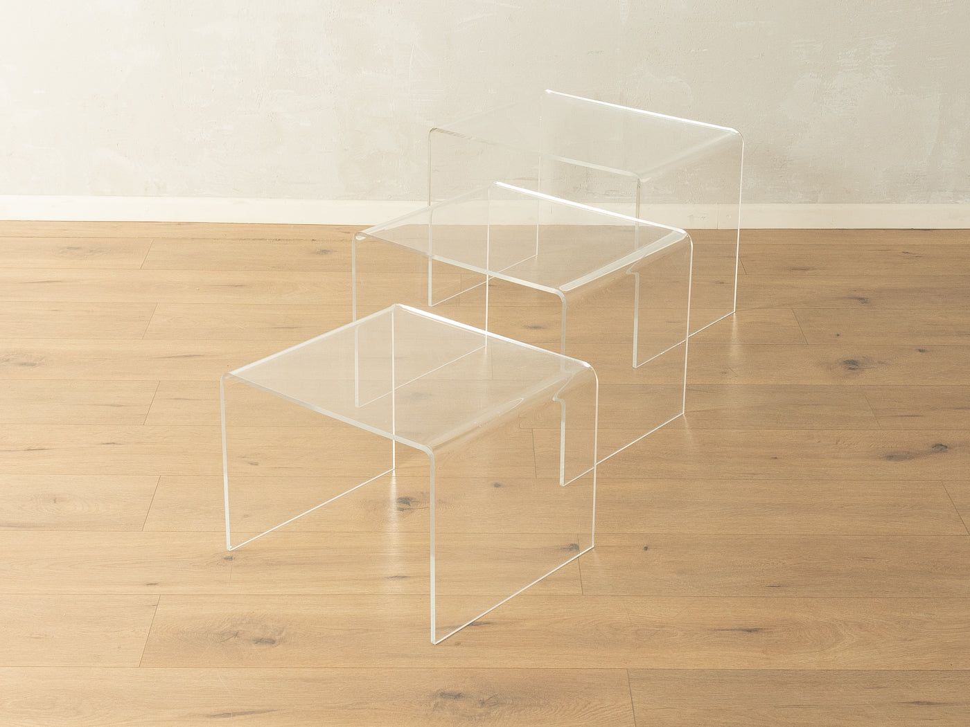 1960s Acrylic Side Tables