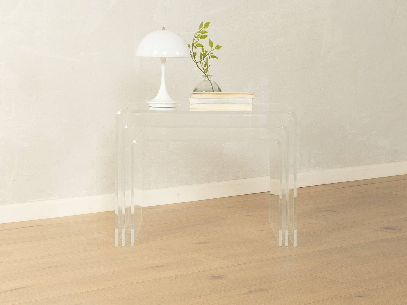 1960s Acrylic Side Tables