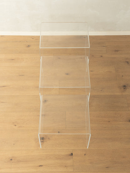1960s Acrylic Side Tables