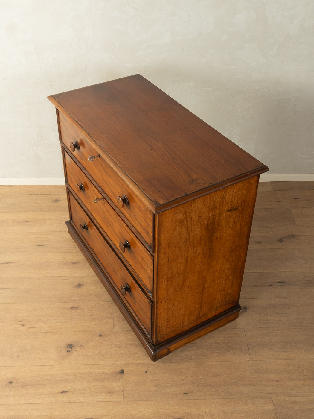 Victorian Linen Press Chest of Drawers, circa 1840