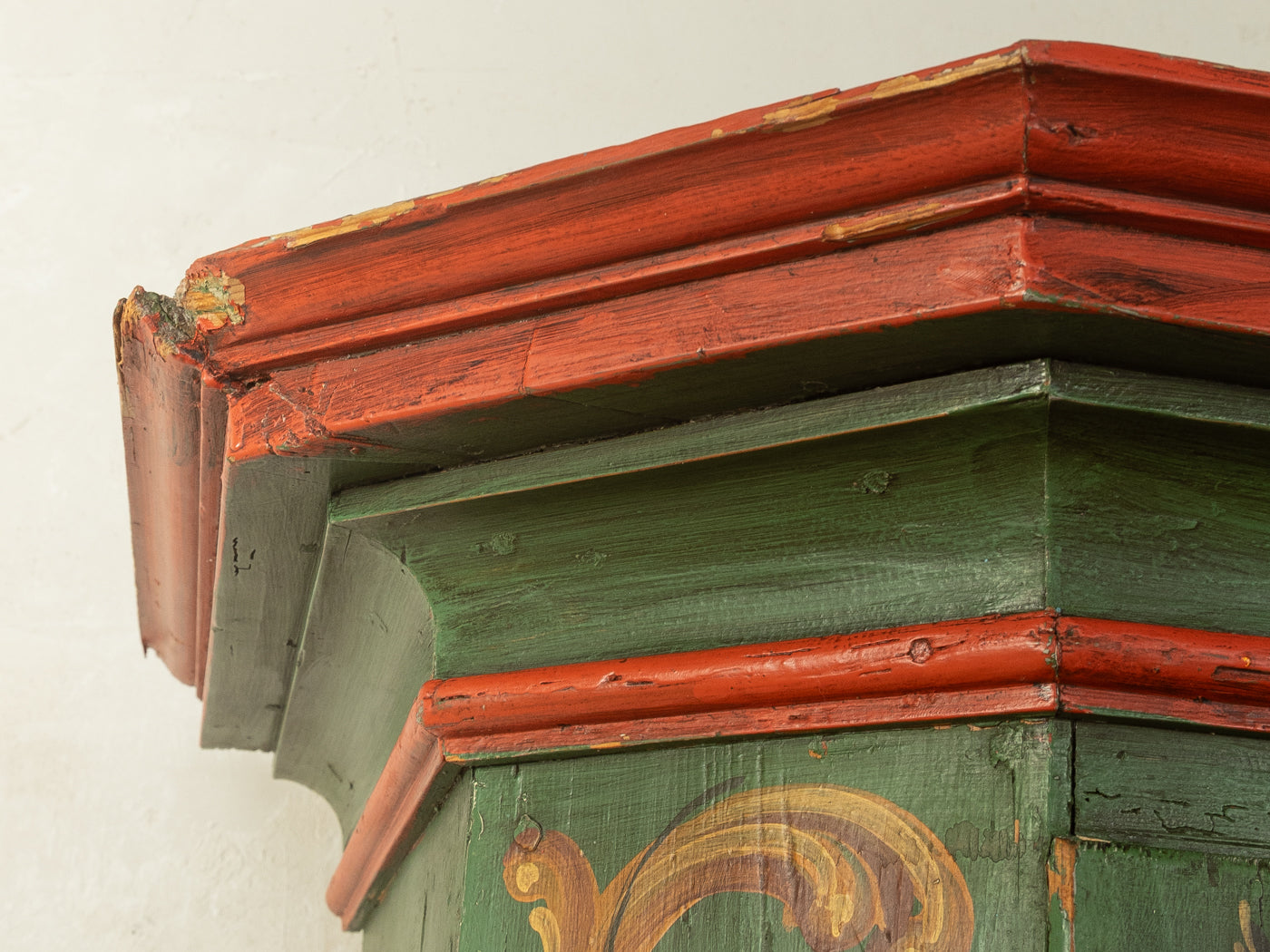 Antiker handbemalter Bauernschrank - Bild 8