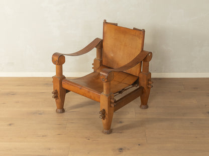 Brutalistischer Vintage Safari Sessel