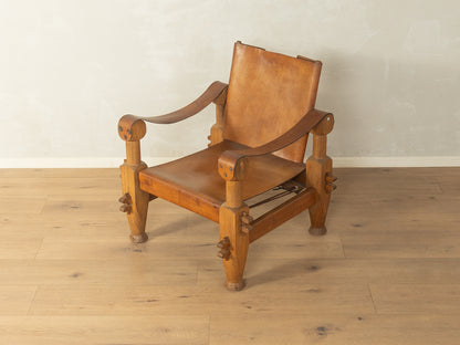Brutalistischer Vintage Safari Sessel