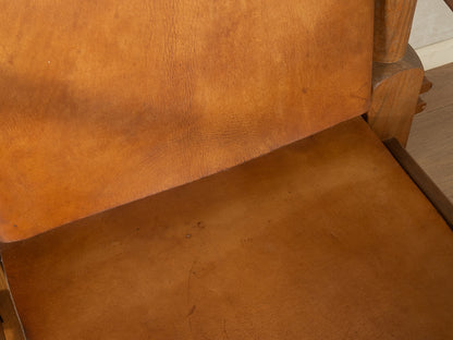 Brutalistischer Vintage Safari Sessel
