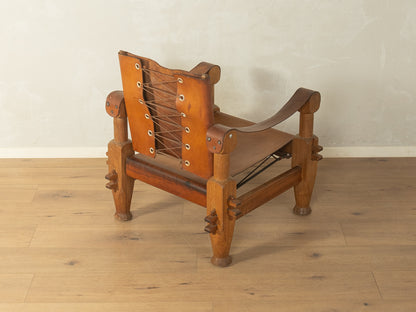 Brutalistischer Vintage Safari Sessel