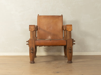 Brutalistischer Vintage Safari Sessel - Bild 2