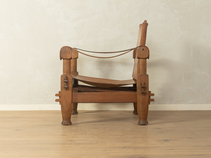 Brutalistischer Vintage Safari Sessel - Bild 4