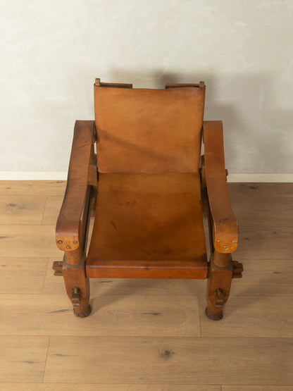 Brutalistischer Vintage Safari Sessel - Bild 5